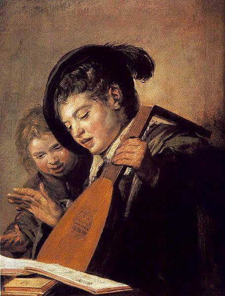 Frans Hals Two Boys Singing WGA Germany oil painting art